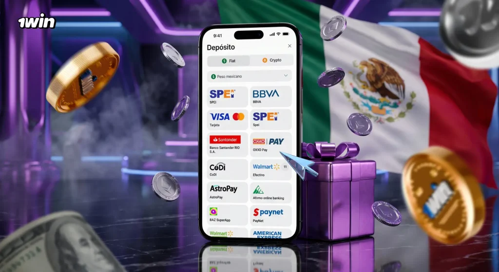 1win: Métodos de Depósito en México